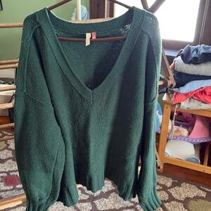 Pilcro extra large, very comfy green sweater